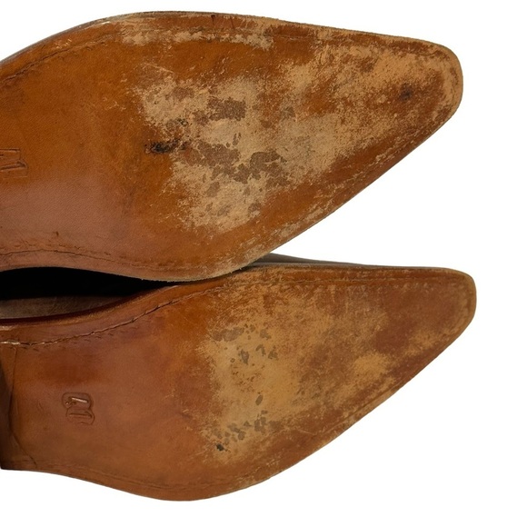 Handmade Guatemalan Leather Artisan‎ Festival Boots Size 8.5-9 - Picture 9 of 17